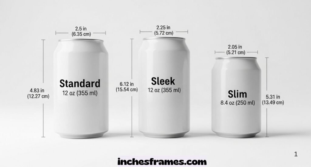 Beverage Can Dimensions