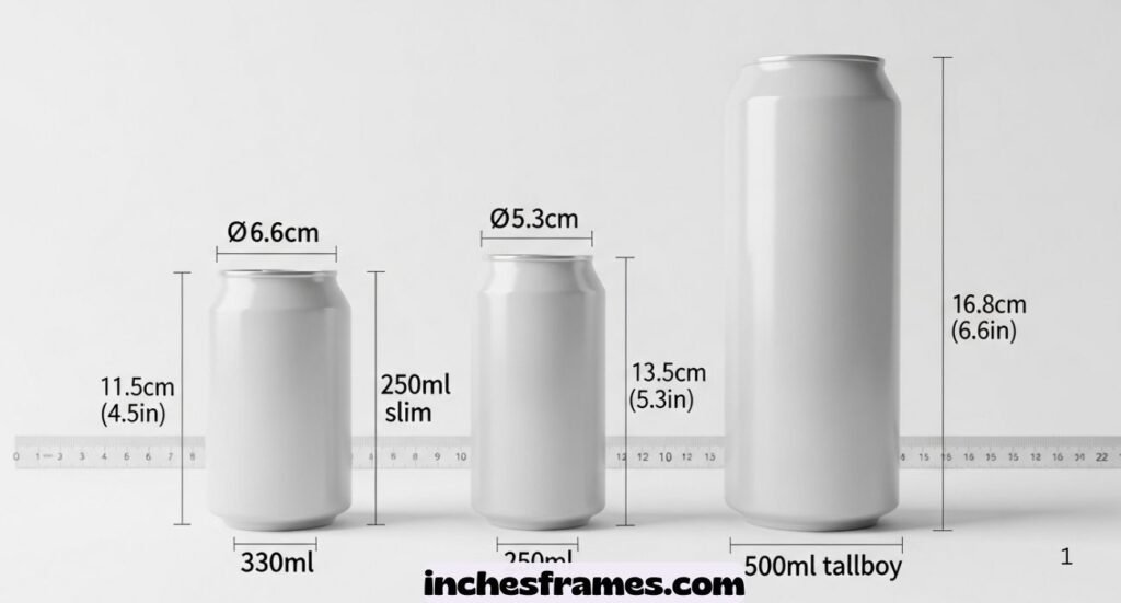 Beverage Can Dimensions