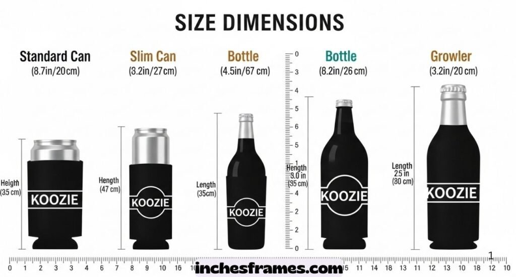 Can Koozie Size Dimensions