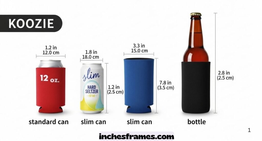 Can Koozie Size Dimensions