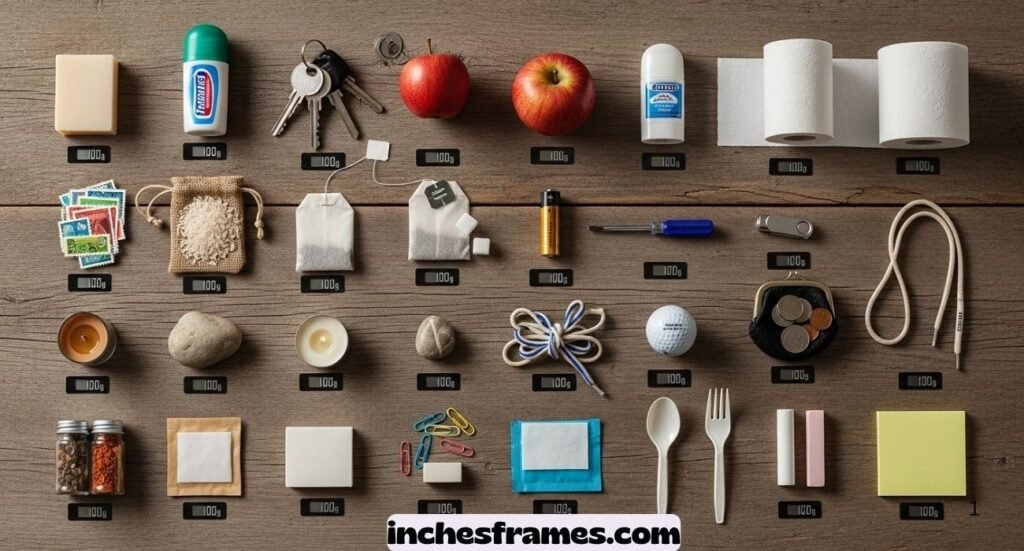 Daily-Use Items Weighing 100 Grams