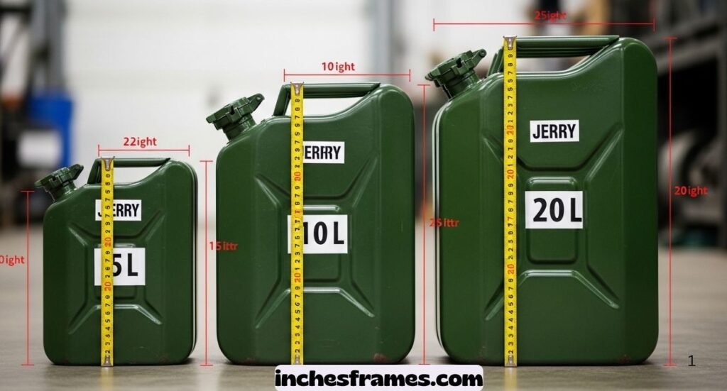 Jerry Can Sizes Dimensions