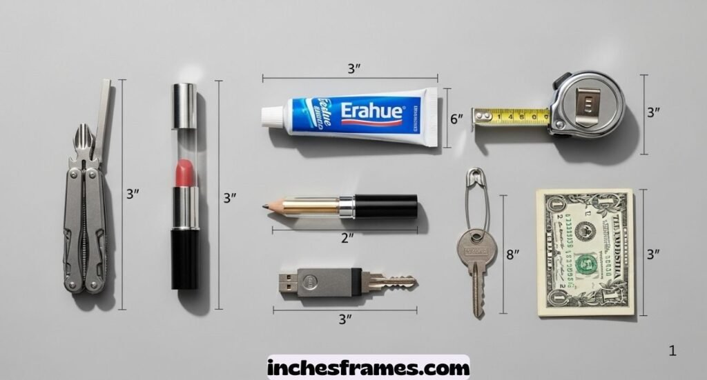 Measuring 3 Inches Long