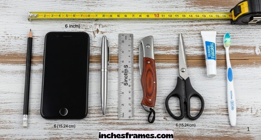 Measuring 6 Inches Long