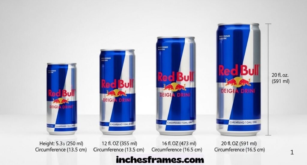 Red Bull Can Sizes Dimensions