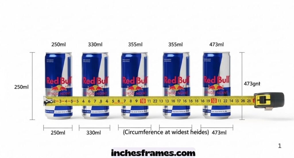 Red Bull Can Sizes Dimensions