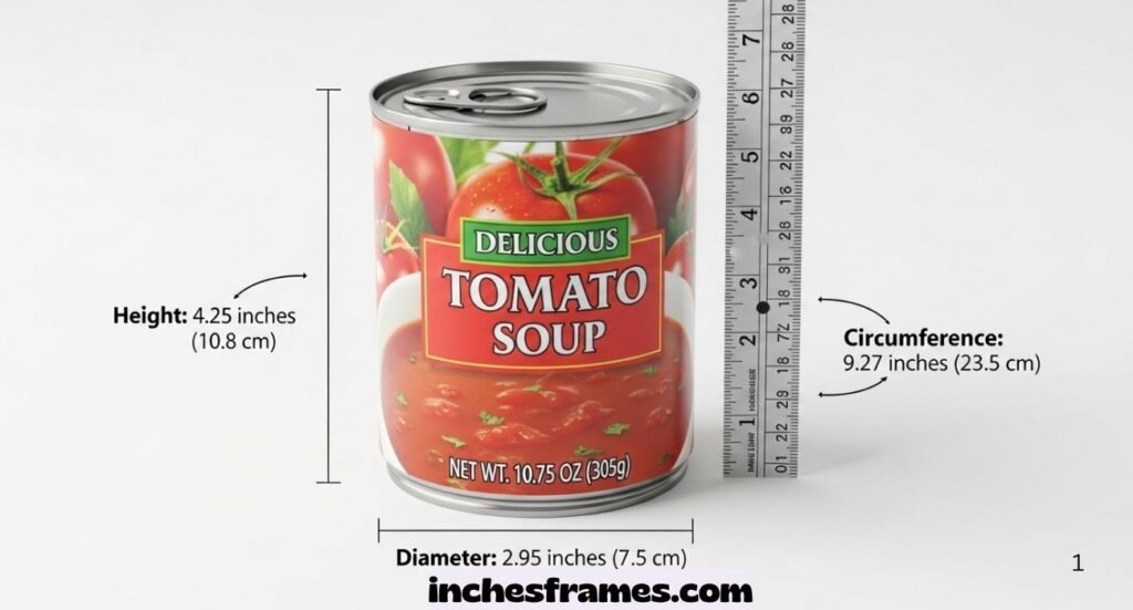 Soup Can Dimensions