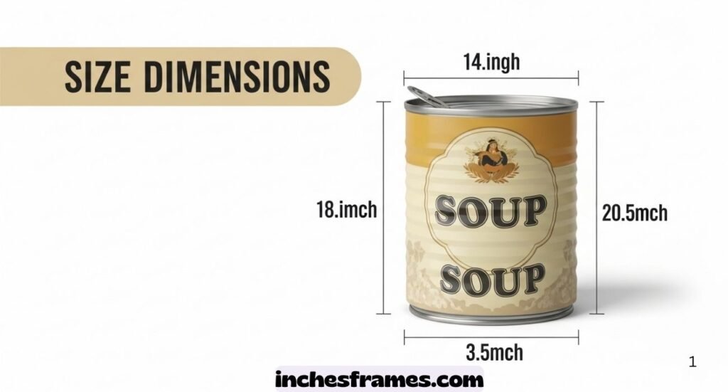 Soup Can Dimensions
