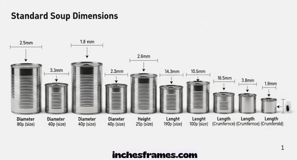 Soup Can Dimensions