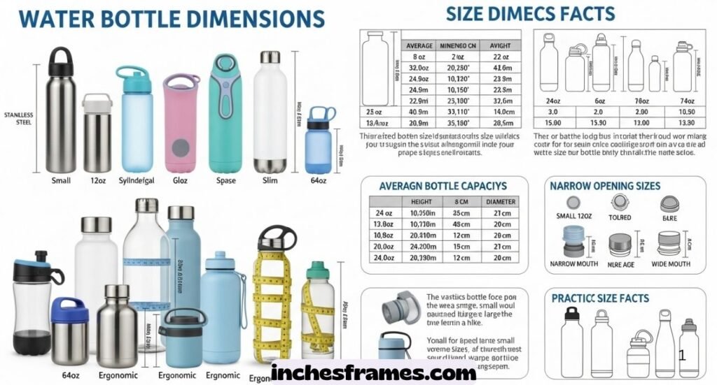 Water Bottle Dimensions