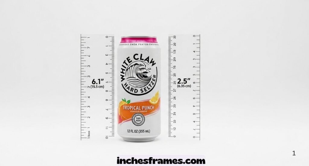 White Claw Can Size Dimensions: