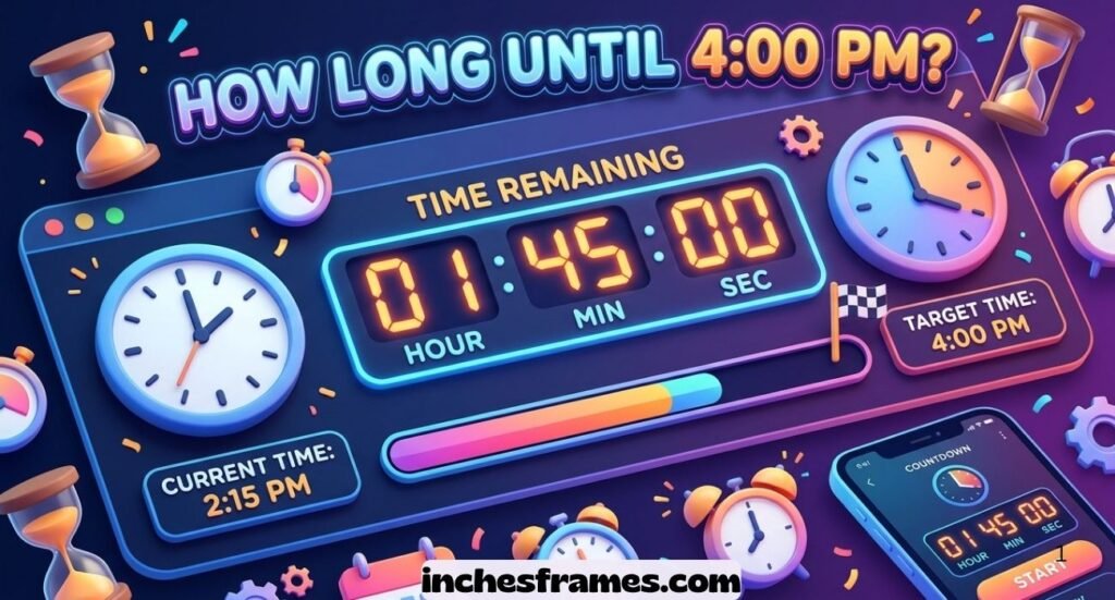 How Long Until 4:00 PM