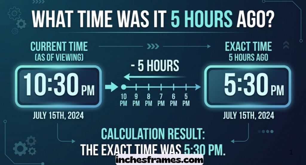 What Time Was It 5 Hours Ago