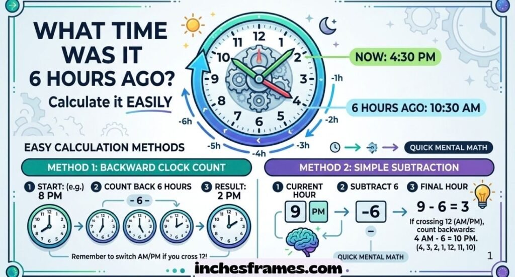 What Time Was It 6 Hours Ago?