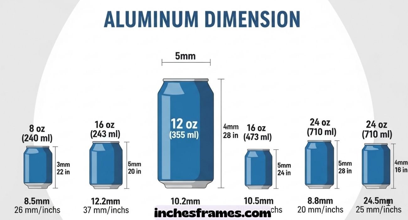 Aluminum Can Dimensions