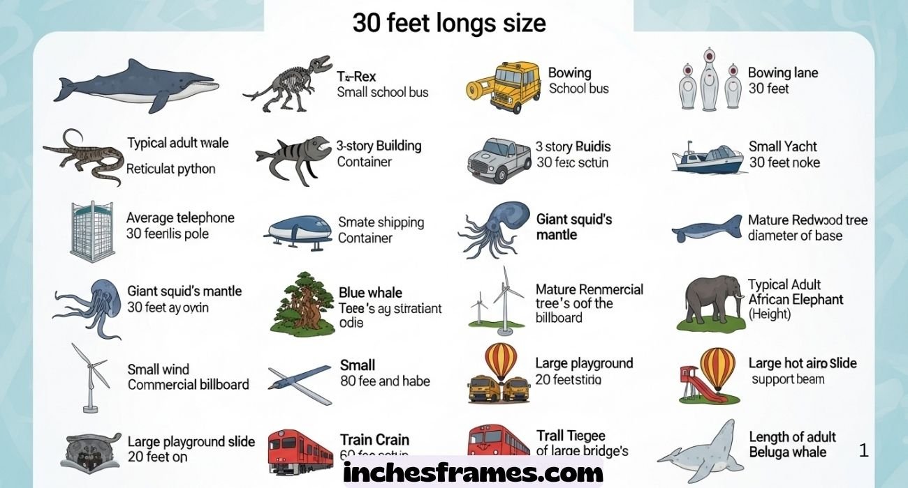 30 Feet Long or Are Big