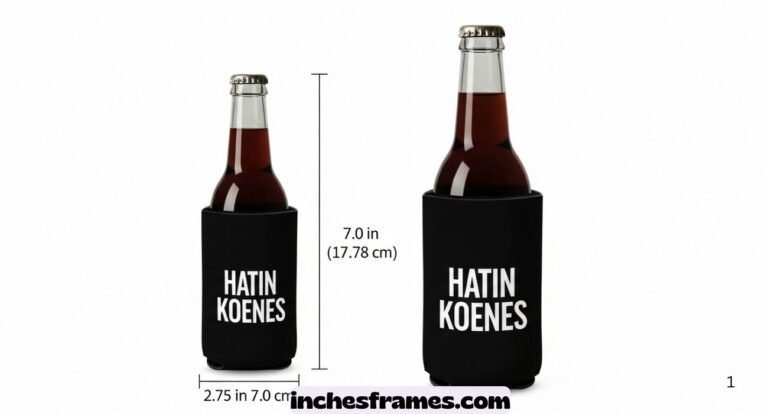 Can Koozie Size Dimensions