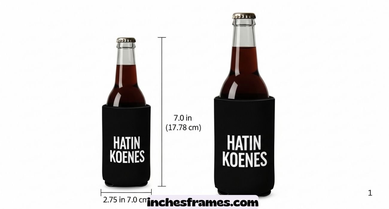 Can Koozie Size Dimensions