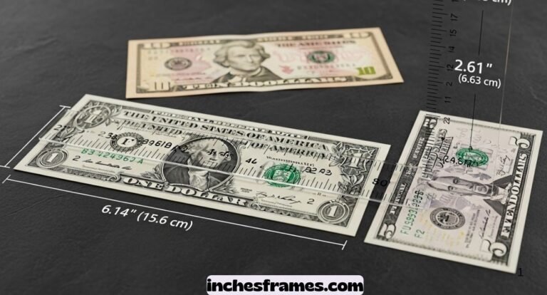 Dollar Bill Dimensions