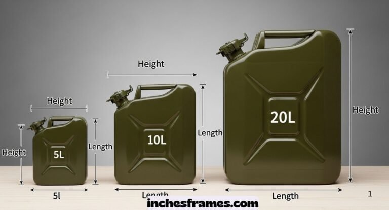 Jerry Can Sizes Dimensions