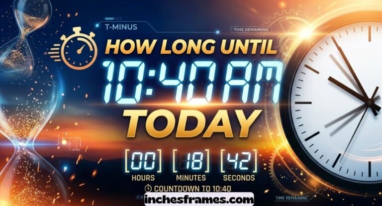 How Long Until 10:40
