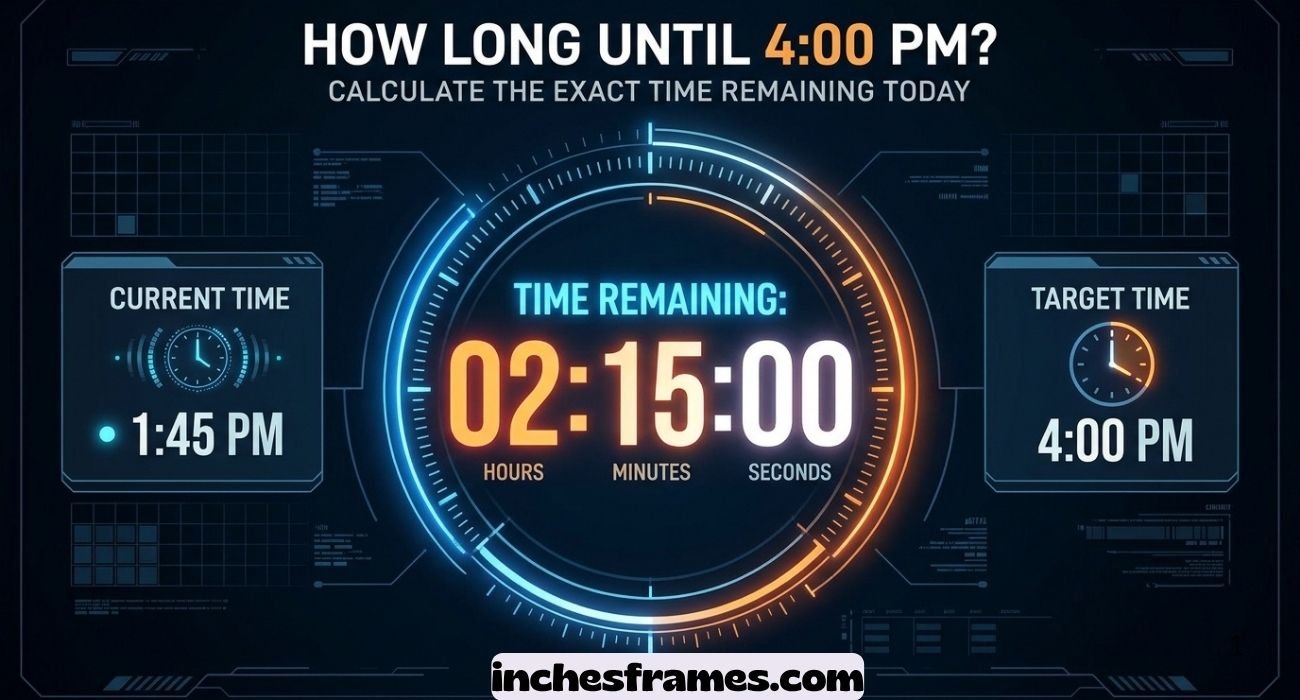 How Long Until 4:00 PM