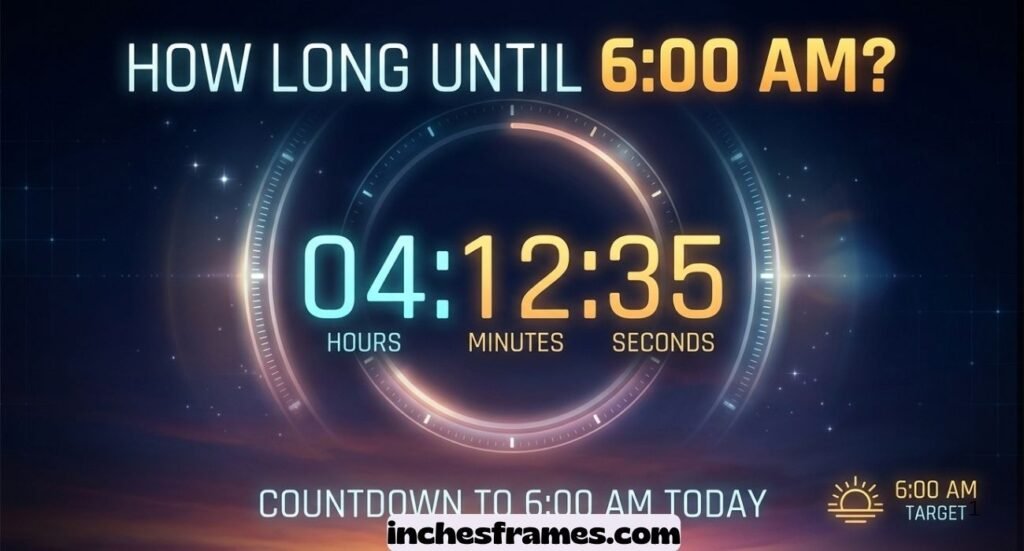 How Long Until 6 AM
