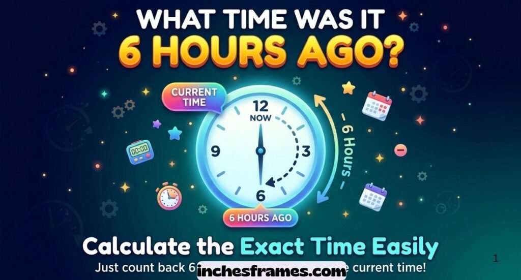 What Time Was It 6 Hours Ago