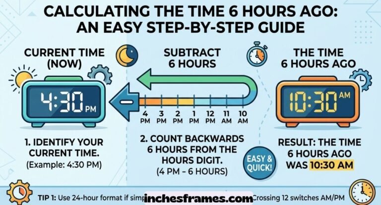 What Time Was It 6 Hours Ago?